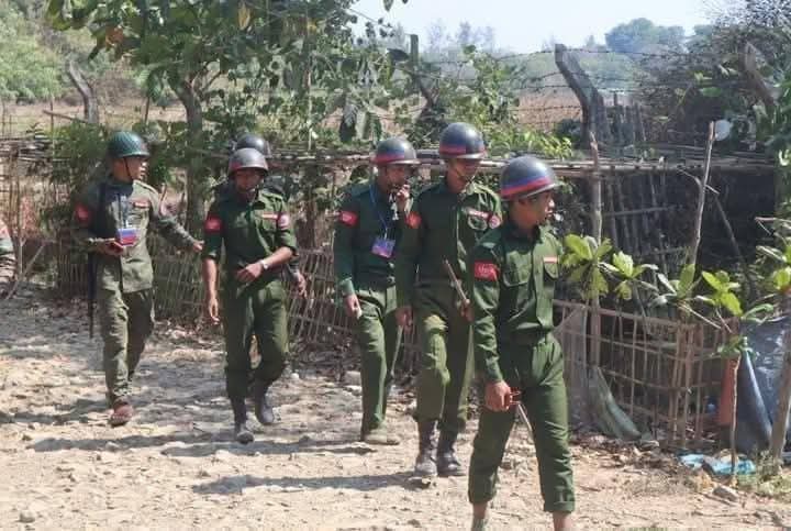 Arakan’da Rohingya sivilleri hedef alan saldırının ardından bölgedeki yıkım