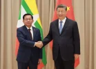 Çin’in Myanmar’daki askerî ve siyasi gruplar üzerindeki nüfuzunu gösteren harita